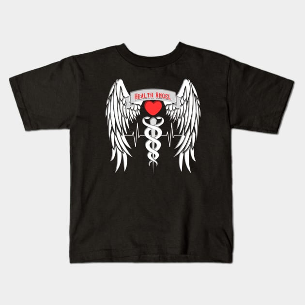 HEALTH ANGEL NURSE NURSE DOCTOR | THANK YOU Kids T-Shirt by Matee